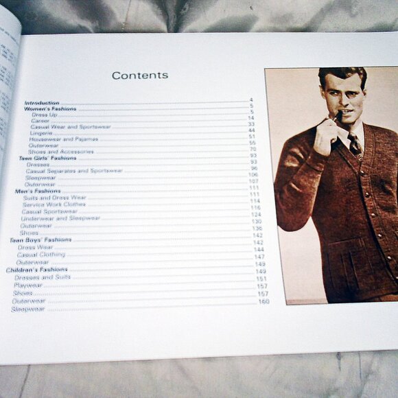 Vintage 40s Clothing via Sears Catalog Schiffer Book - Picture 3 of 13